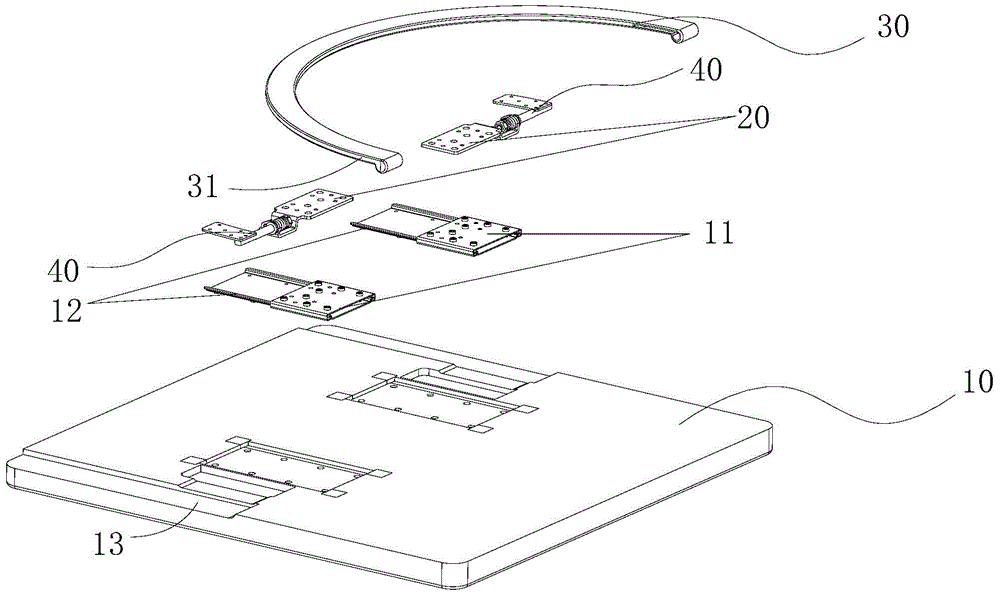 Multi-functional bracket component and display equipment suite