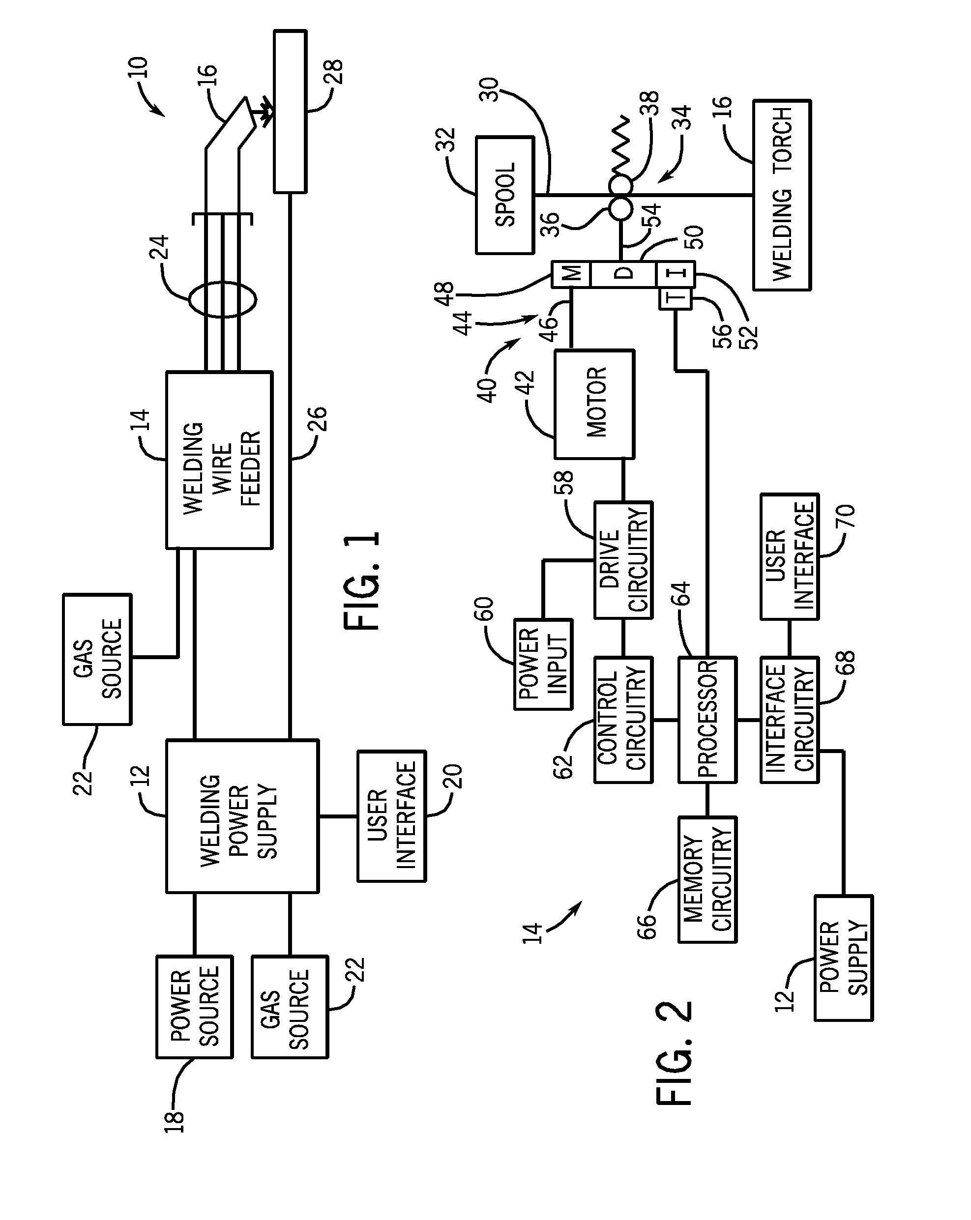 Welding wire feeder with magnetic rotational speed sensor