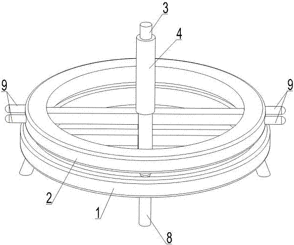 Reel cable laying tool