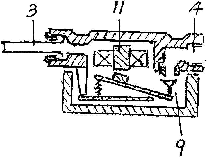 Method for serially connecting valves and improving burner into gas cooker capably of controlling temperature and intensifying fire to form vigorous fire