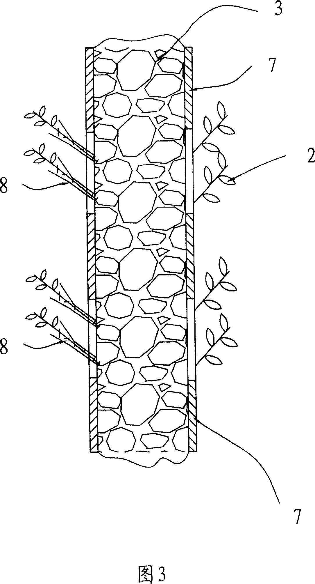 Device for filtering indoor air