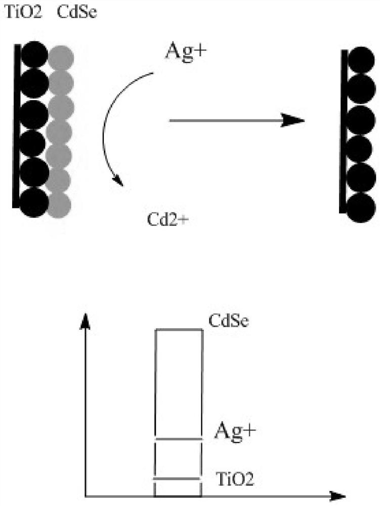 A method for the detection of nucleic acid molecules based on cyclic amplification and cation exchange