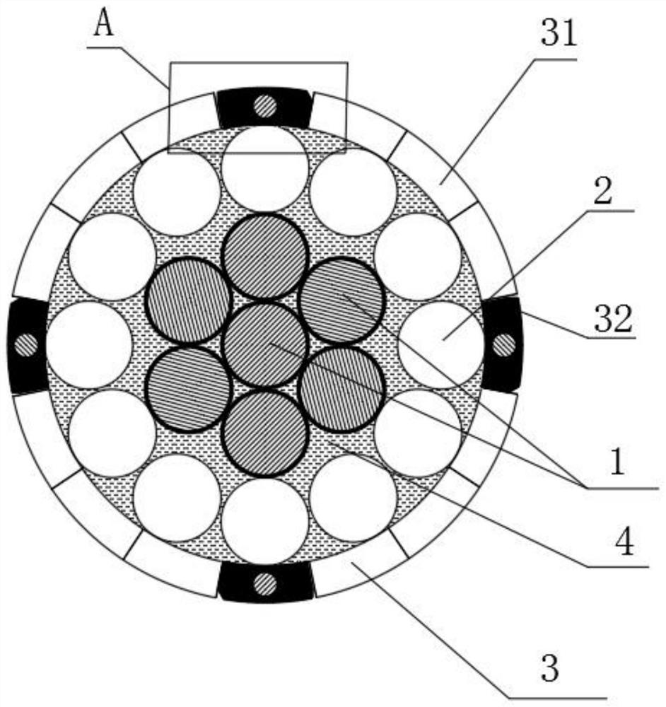 Electromagnetic heating ice-melting wire and manufacturing method thereof