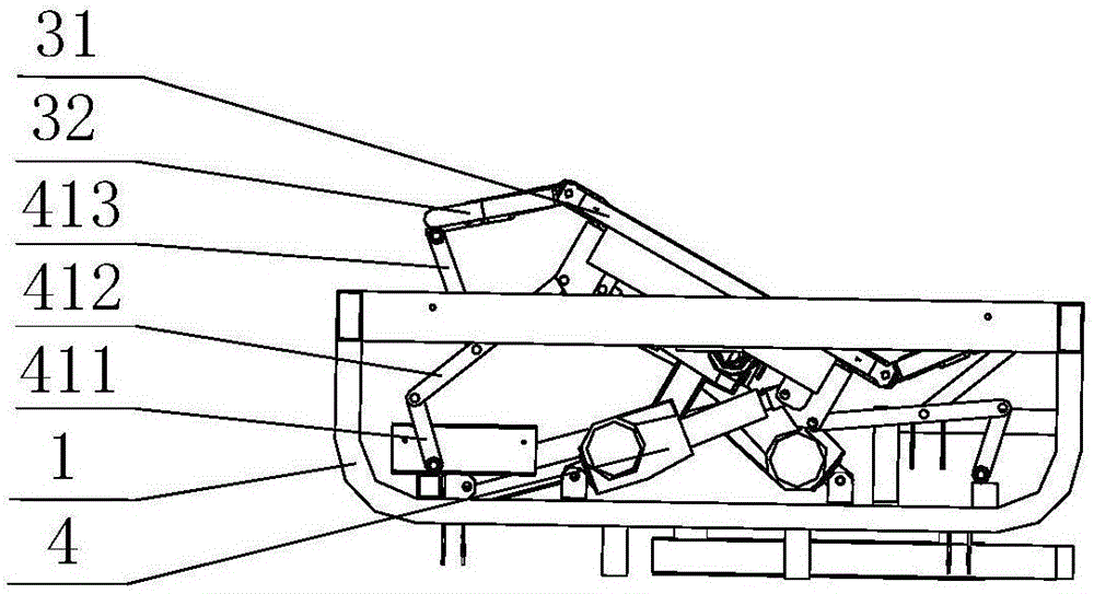 Bed with turnover and toilet functions