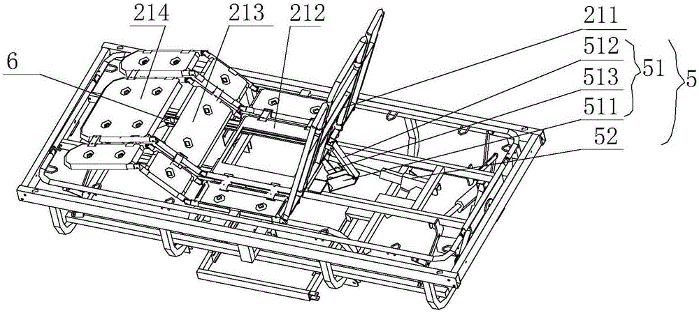 Bed with turnover and toilet functions