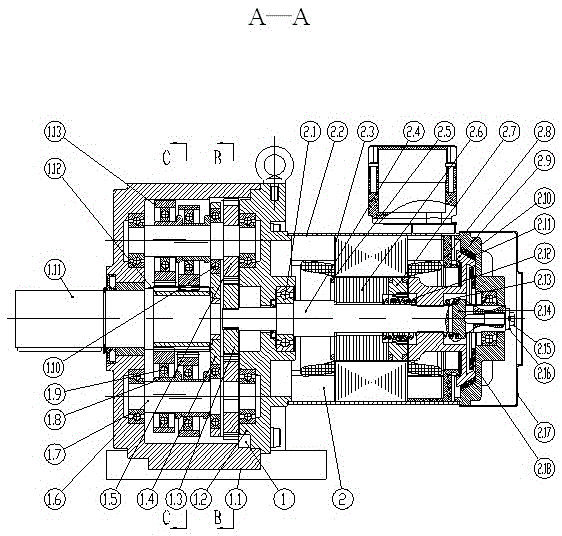 Stereo garage lifting mechanism with geared motor