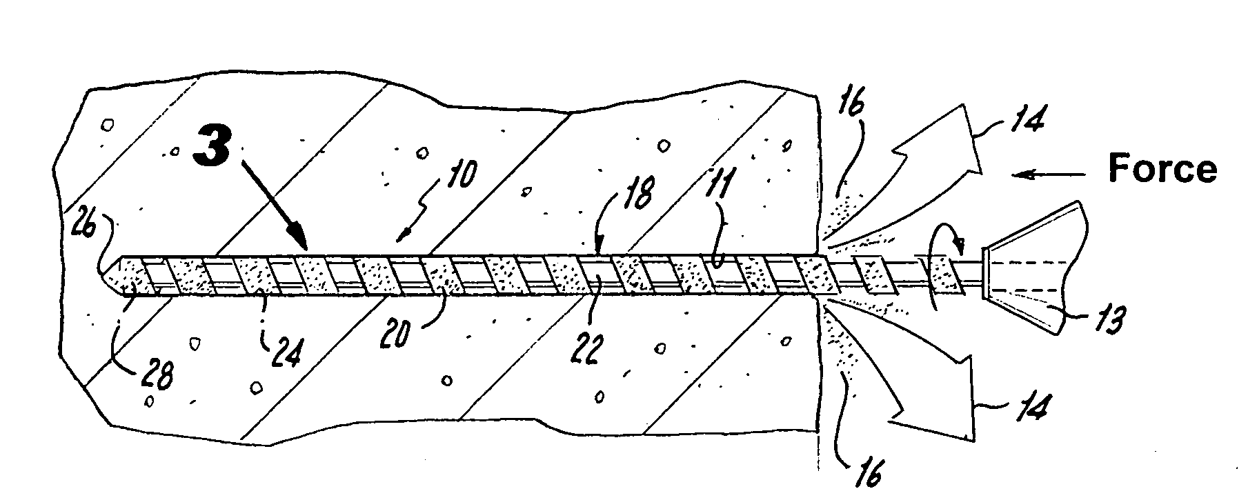 Twist bit for drilling mortar and for optimizing dissipation of heat and dust created by the drilling