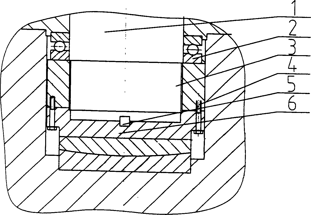 Nut locking structure for screw press