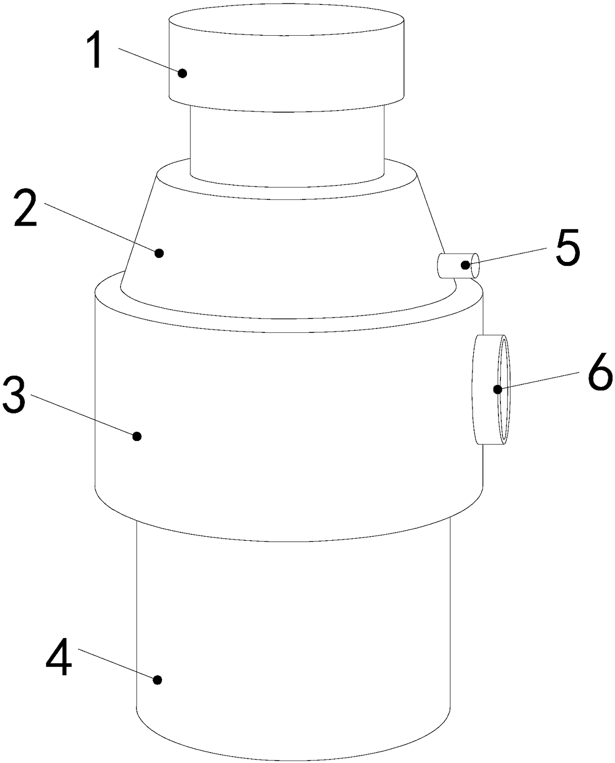 Pre-softening kitchen garbage treatment device for seafood restaurant kitchen