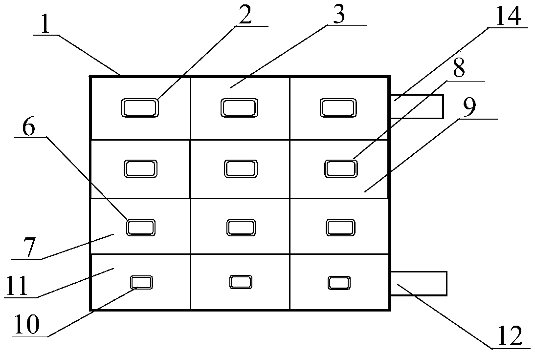 Air cooler for finned flat tube integrated structure