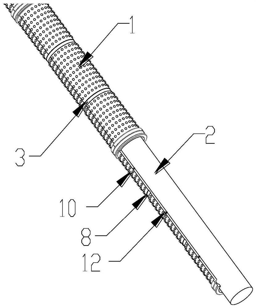 Convex submarine cable protection pipe