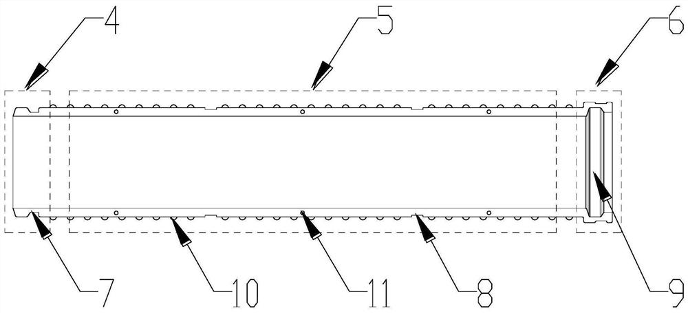 Convex submarine cable protection pipe