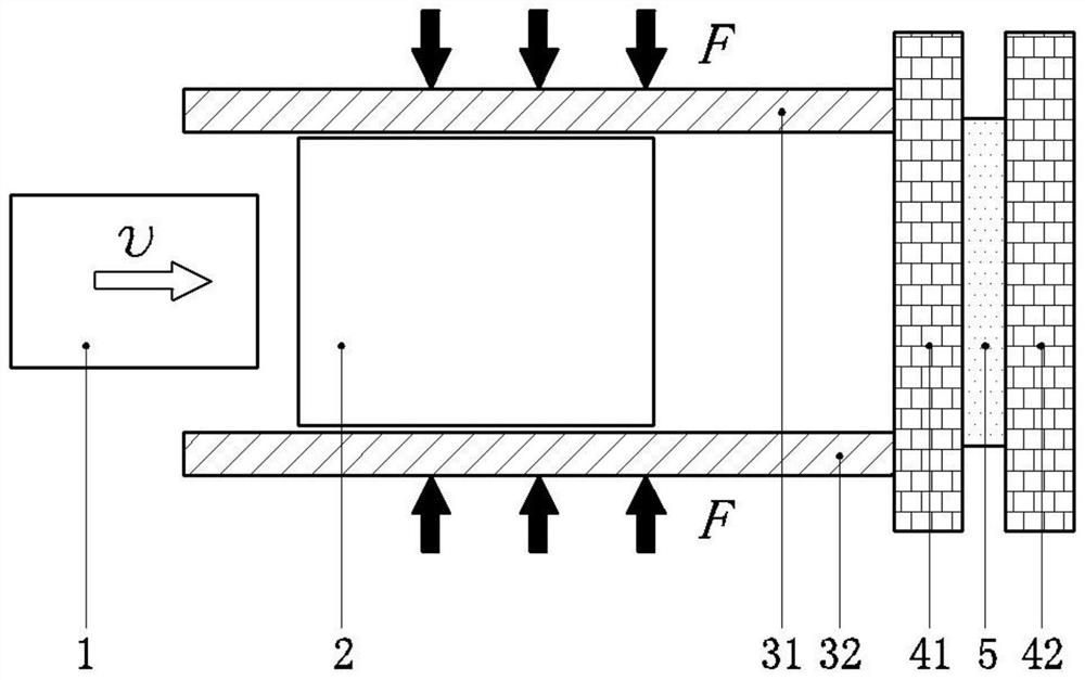 Device and method for testing dynamic friction coefficient of annular surface under dynamic impact