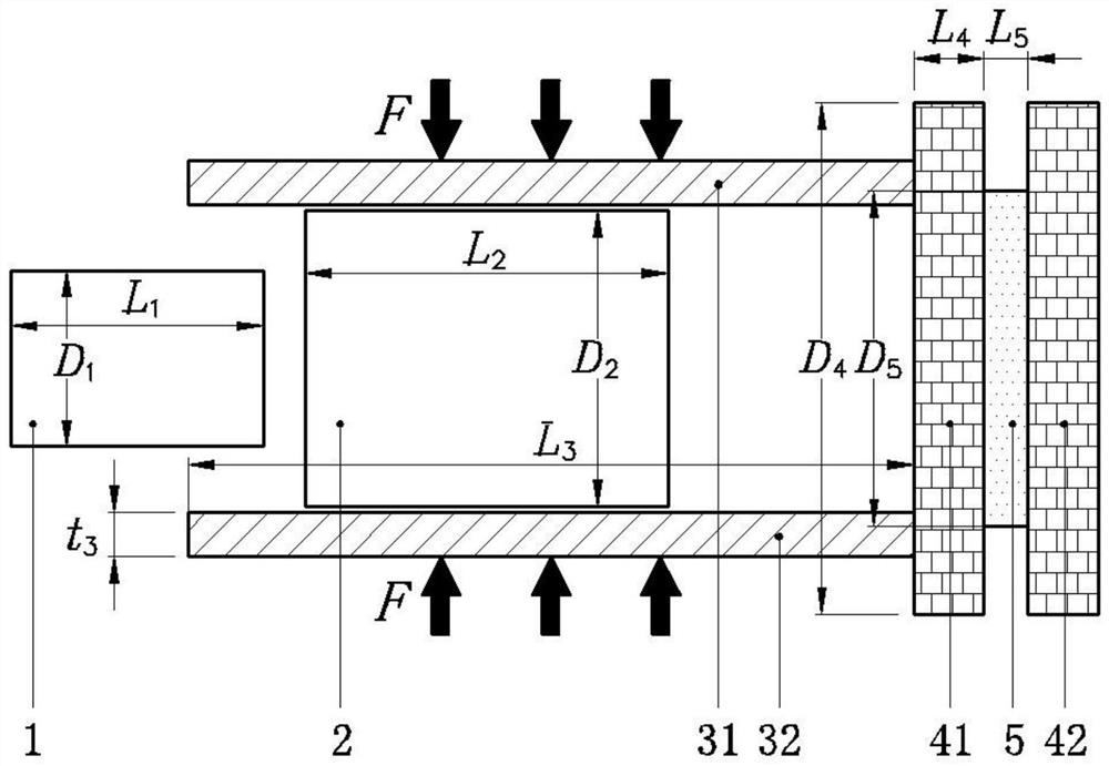 Device and method for testing dynamic friction coefficient of annular surface under dynamic impact