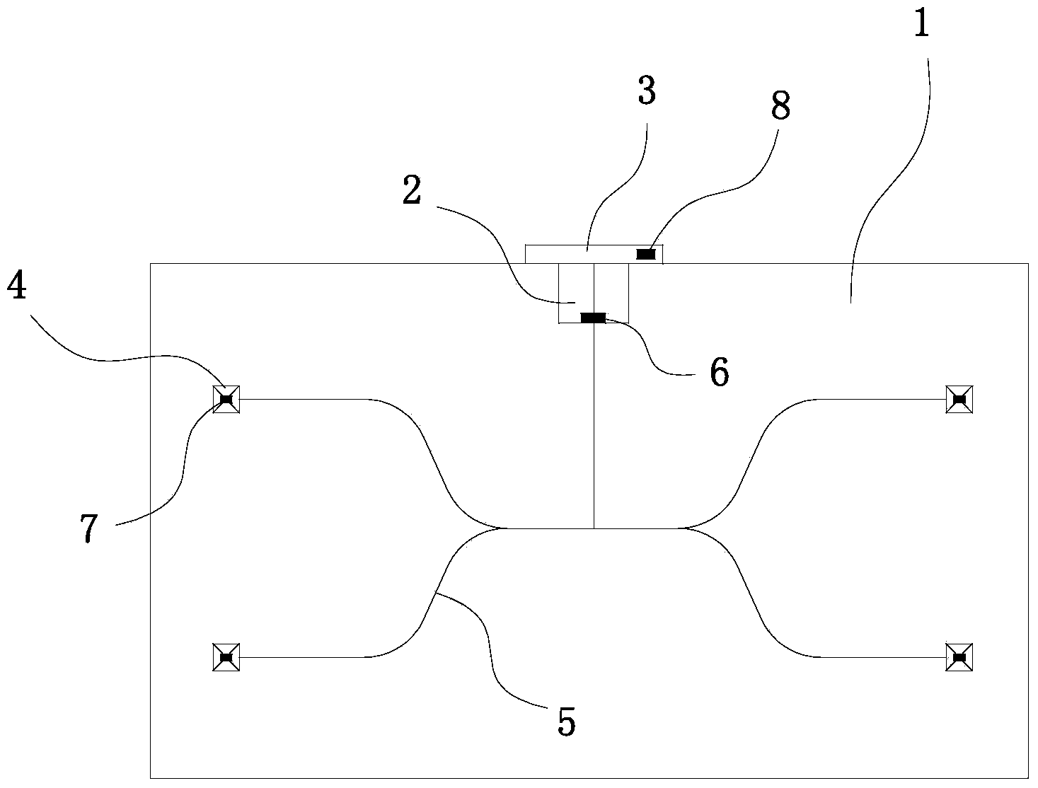 Movable dedusting device in textile workshop