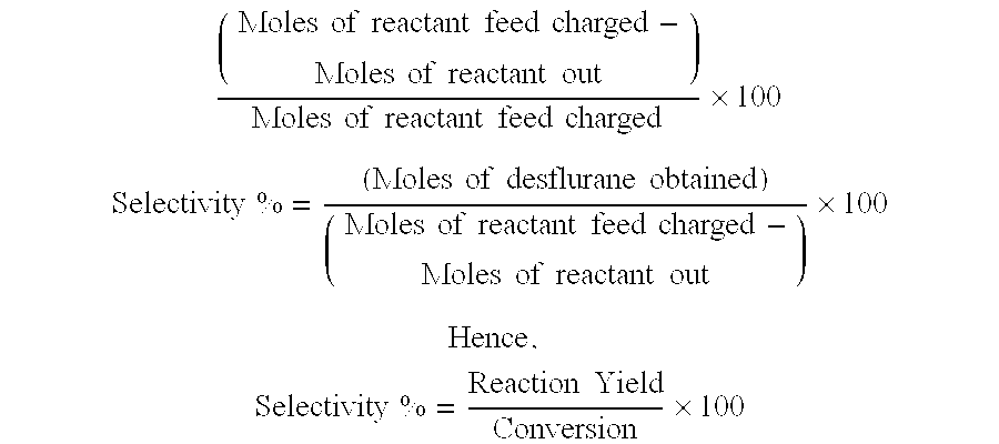 Process for production of 1,2,2,2-tetrafluoroethyl difluoromethyl ether (desflurane)