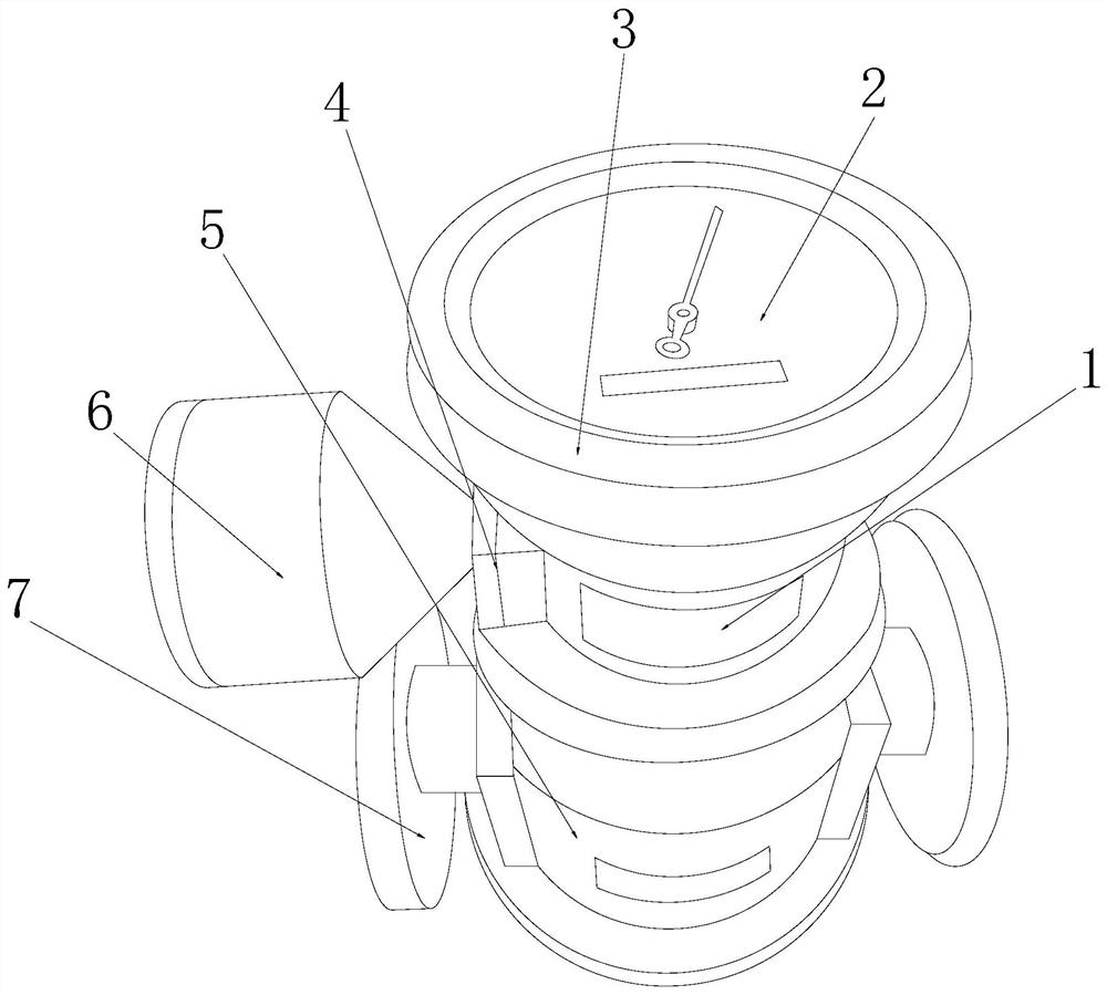 An explosion-proof waist wheel flowmeter based on steam medium fluid for coal gas sleeve