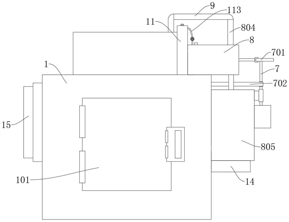 New energy automobile battery pack heat dissipation device