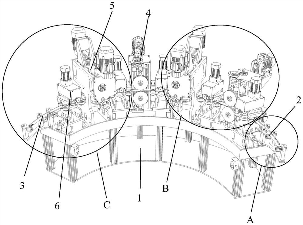 Automatic grinding and polishing machining equipment