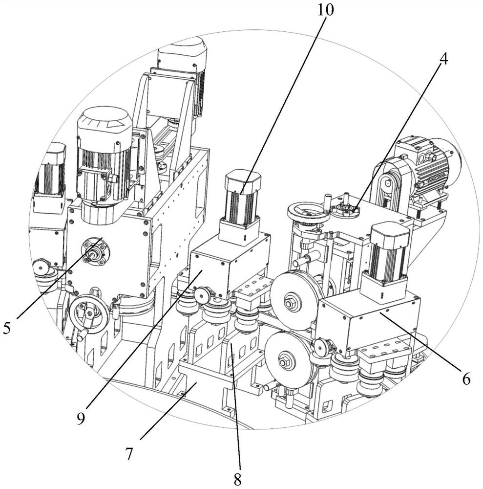 Automatic grinding and polishing machining equipment