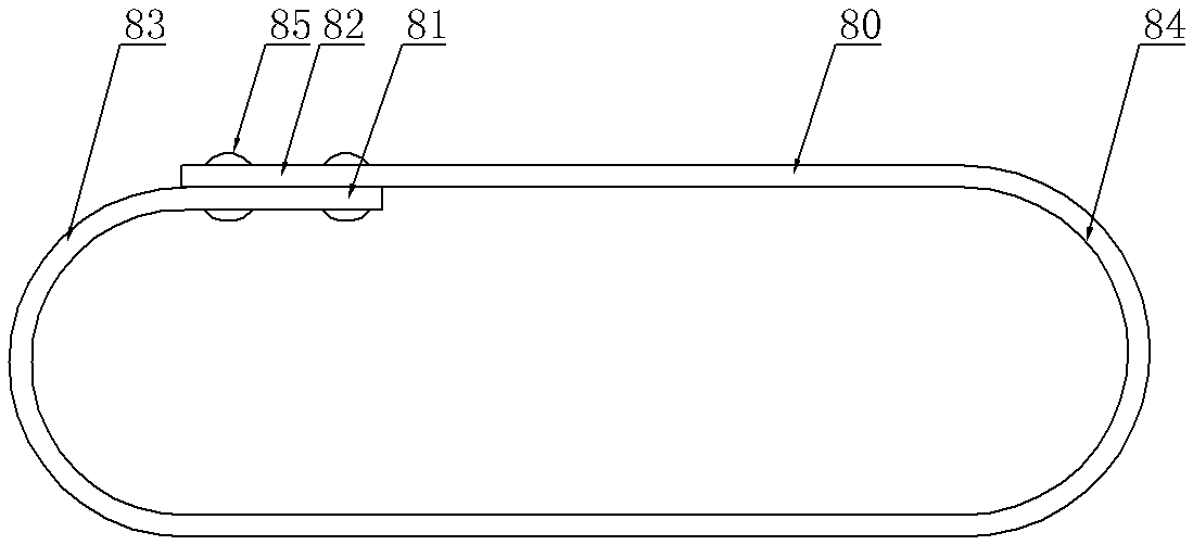 Coiling and positioning device for steel strip