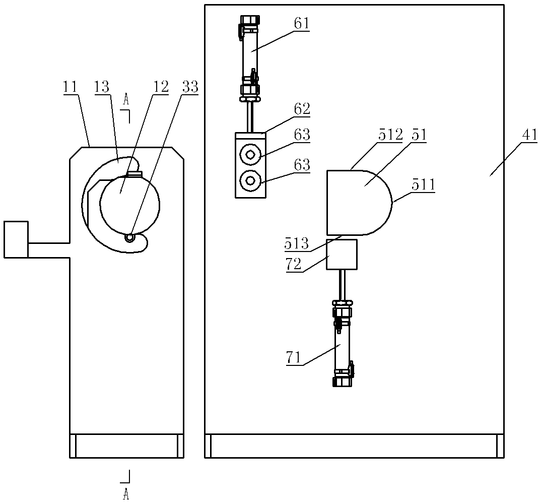 Coiling and positioning device for steel strip