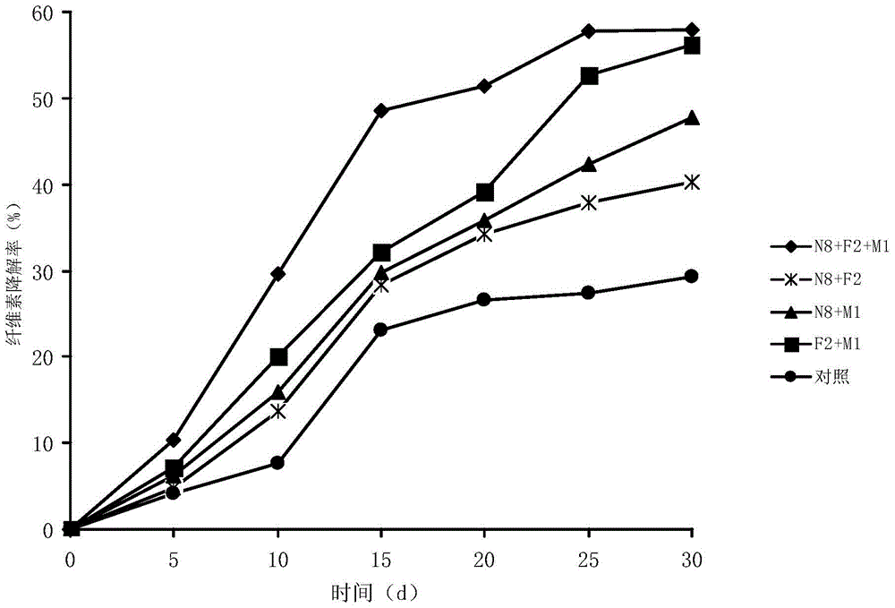 A kind of fast-rot bacterial agent, organic fertilizer and production method of fermentation bed aging bedding material