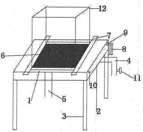 Automatic mixed gas filtering device