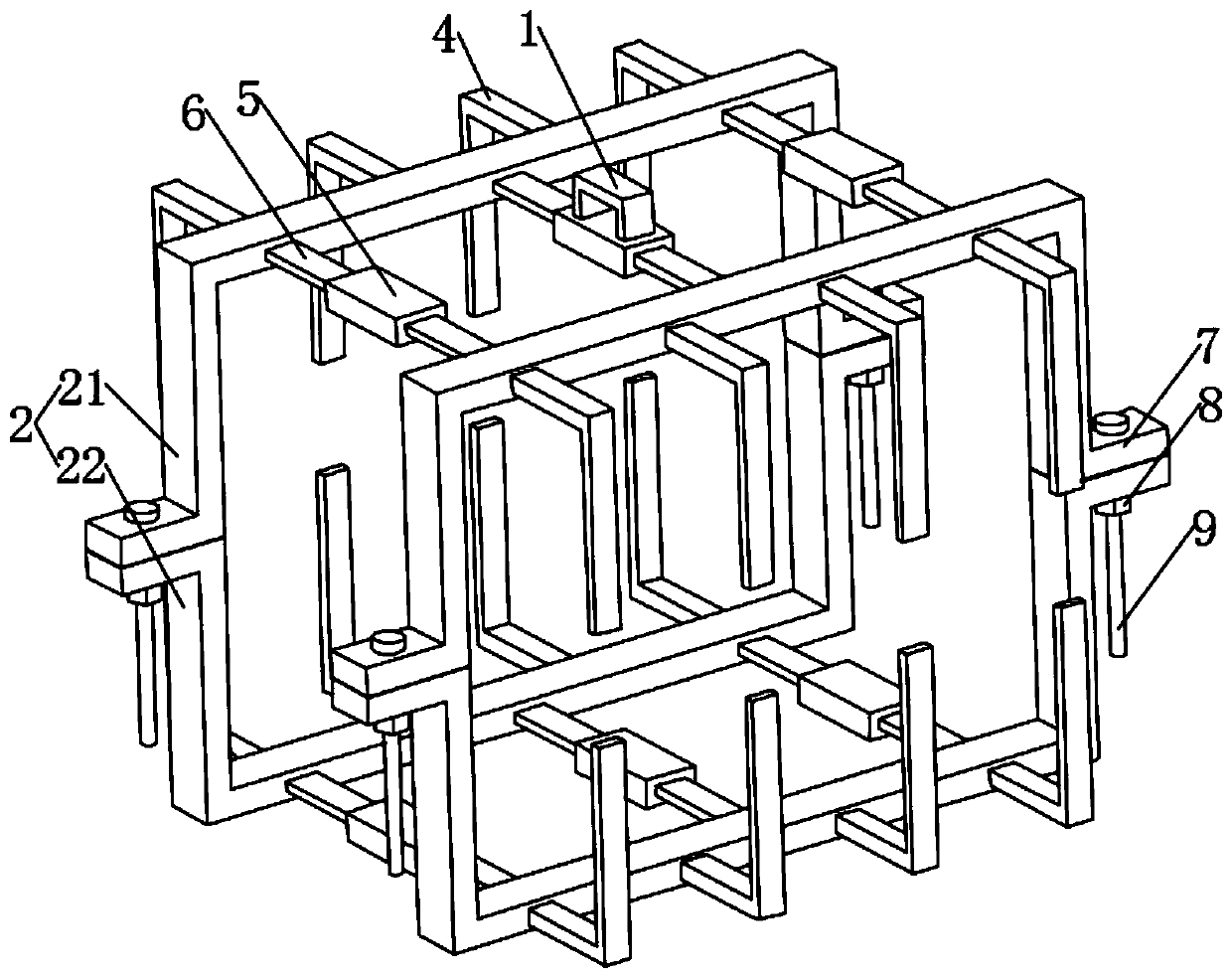 Book portable packaging displaying frame