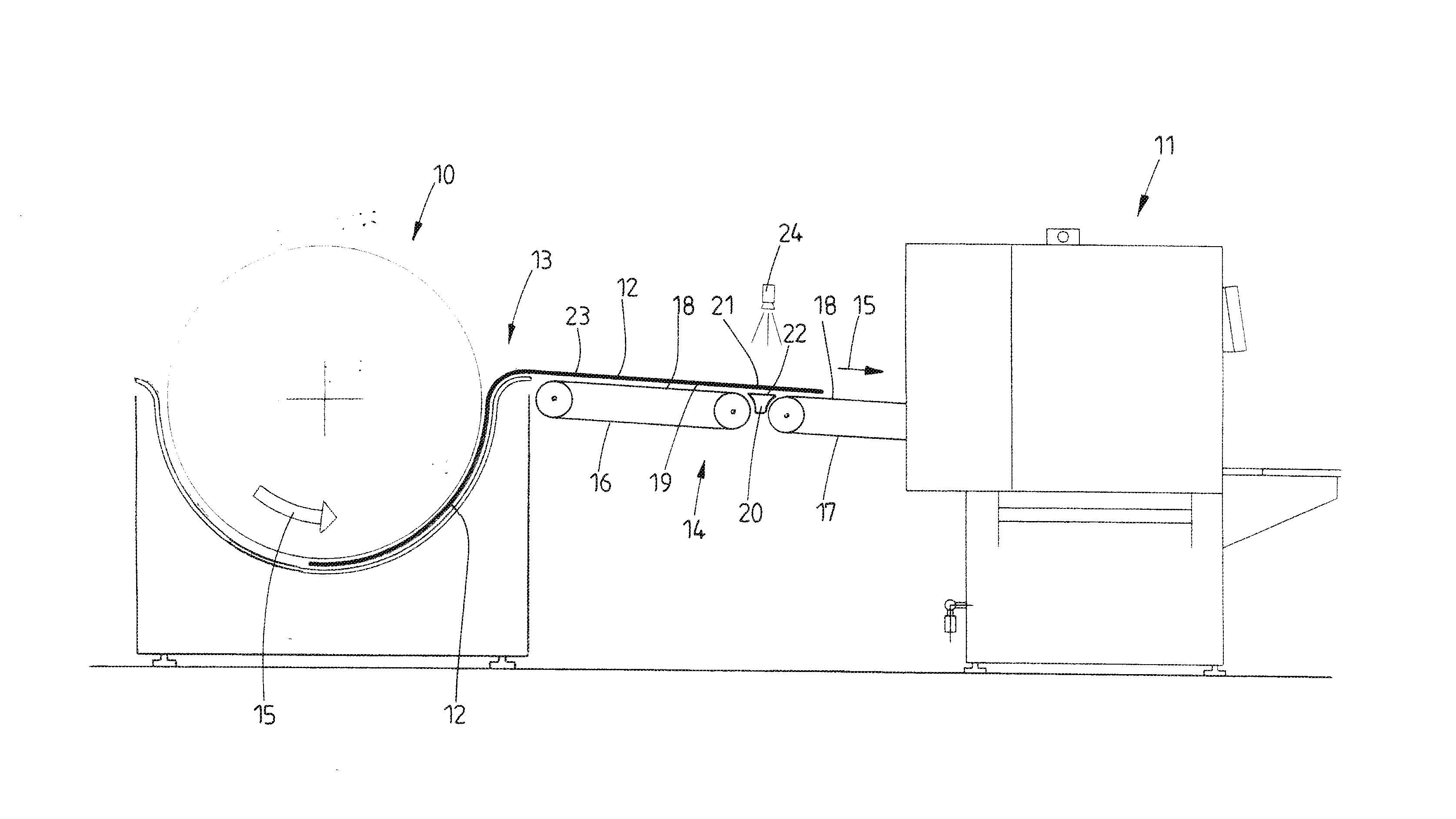 Method for examining washed or cleaned items of laundry