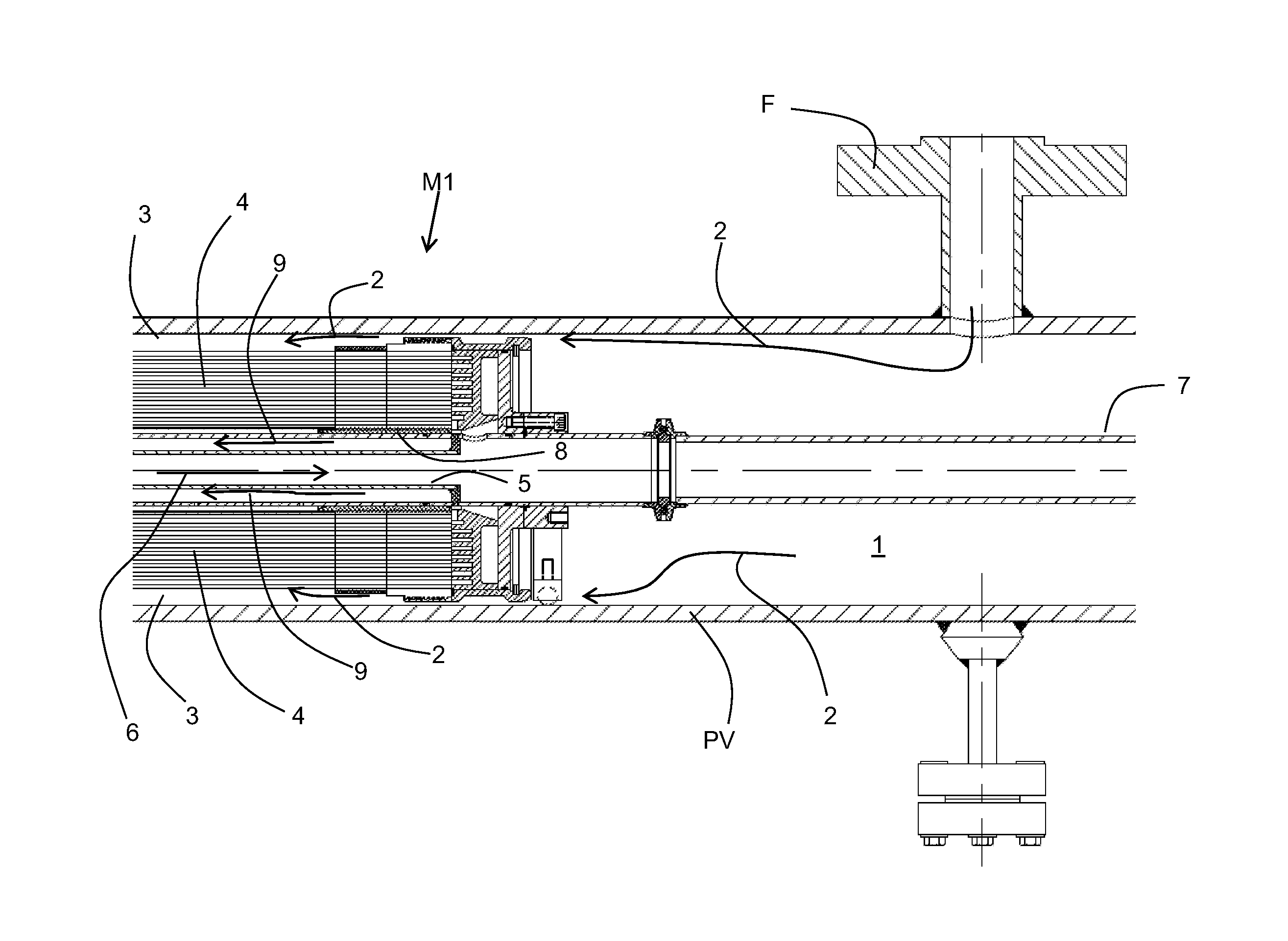 Gas separation membrane module with improved gas seal