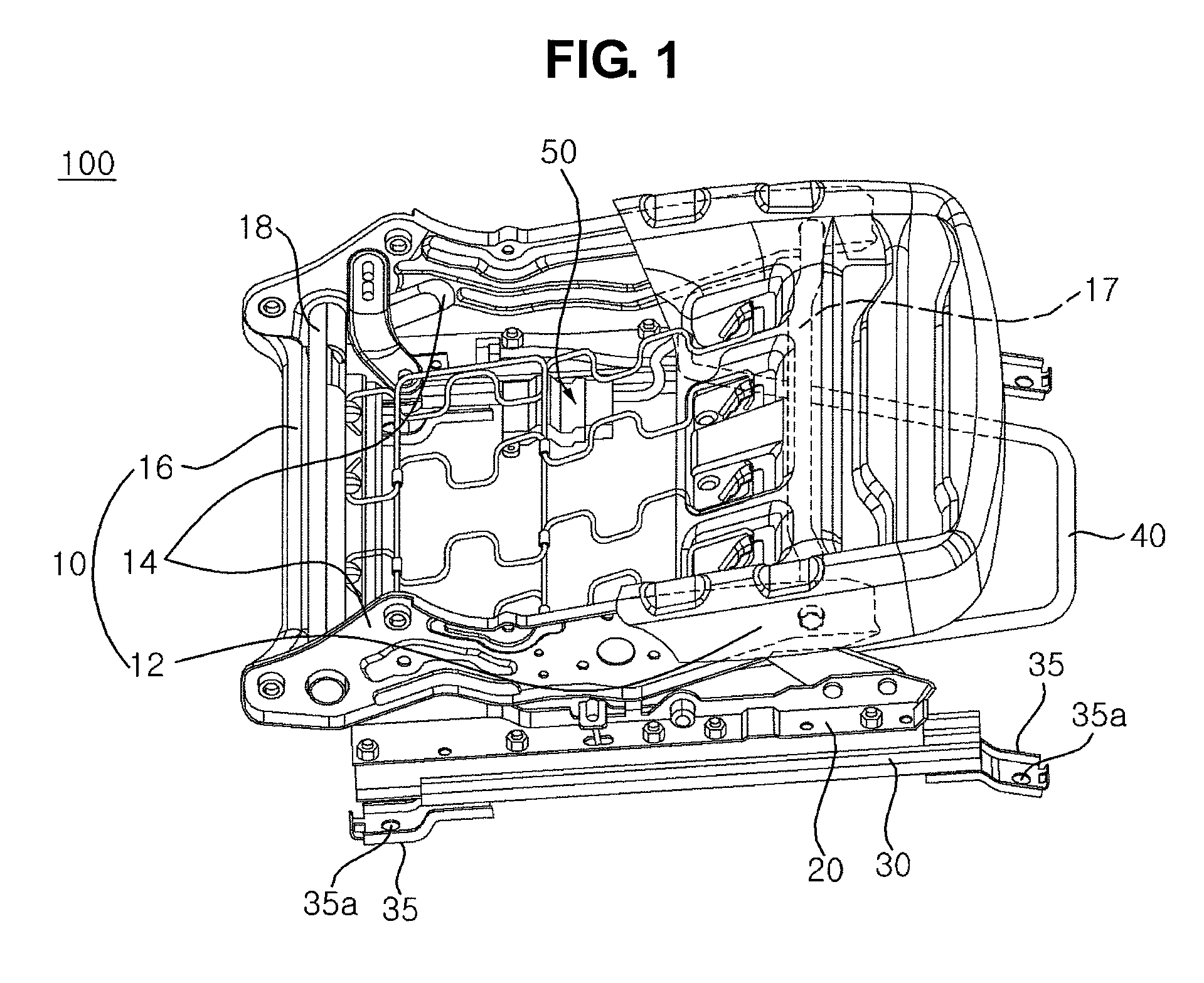 Passenger distinguishing apparatus having weight detection sensor and damper