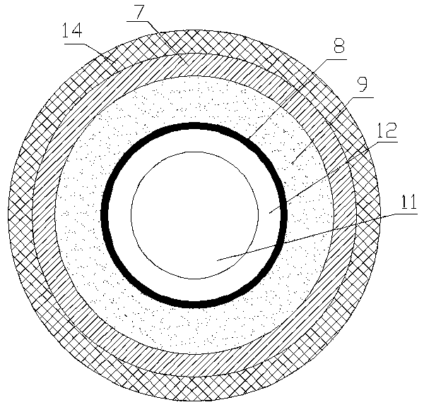 Single-rod air bag type magnetorheological damper