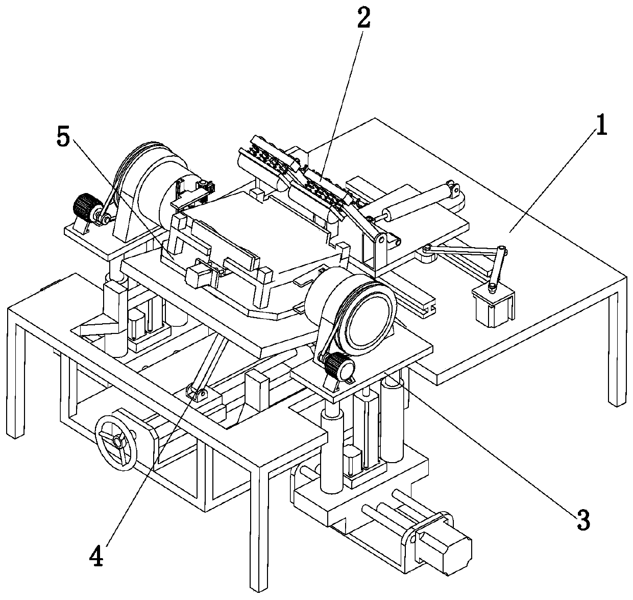 Working method of a steel hammer forming device for iron and steel production