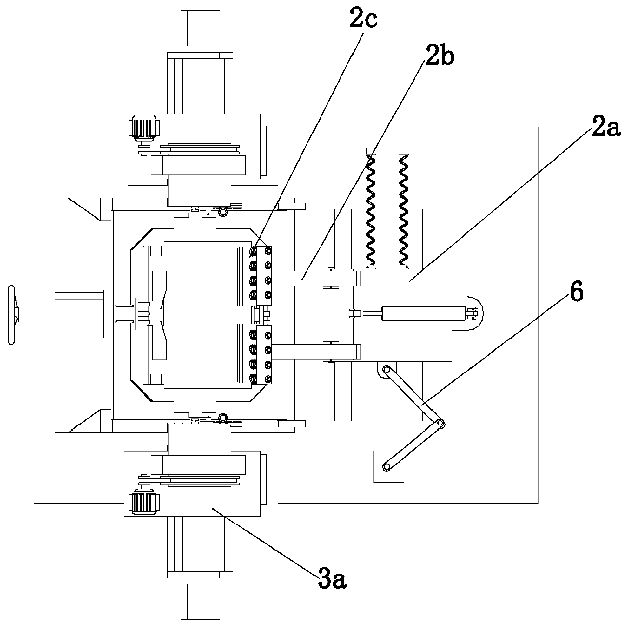 Working method of a steel hammer forming device for iron and steel production