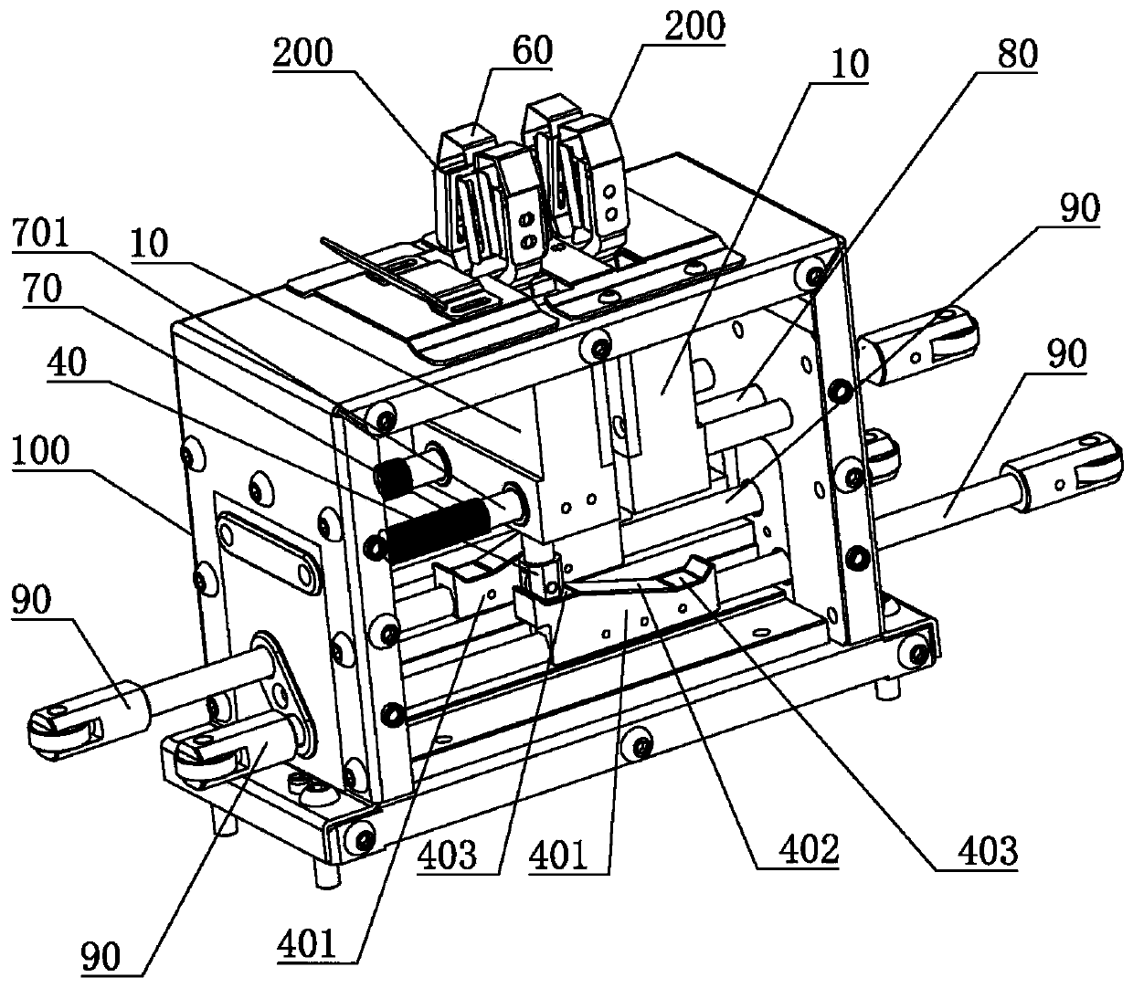 Crayfish body and tail separating device