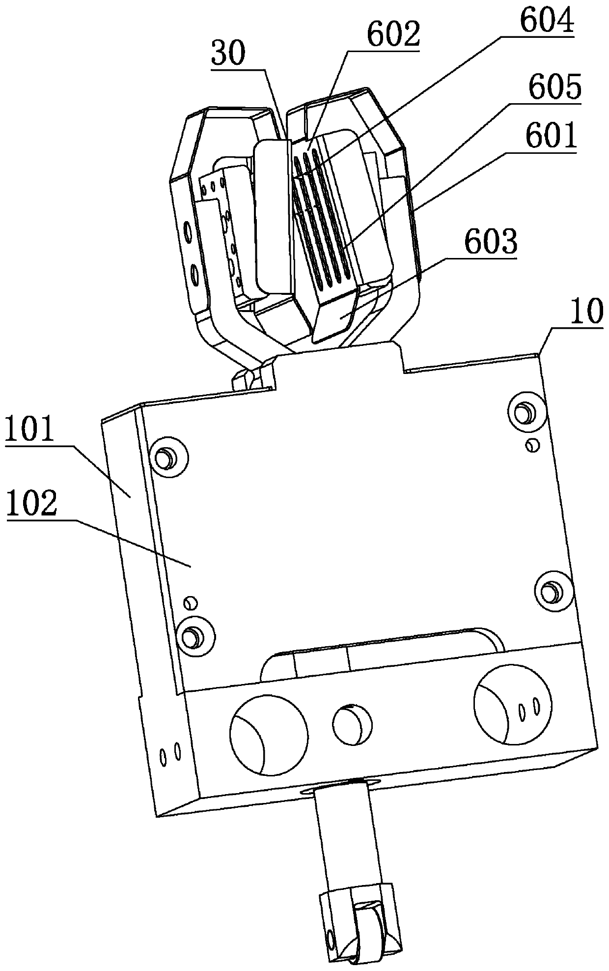 Crayfish body and tail separating device