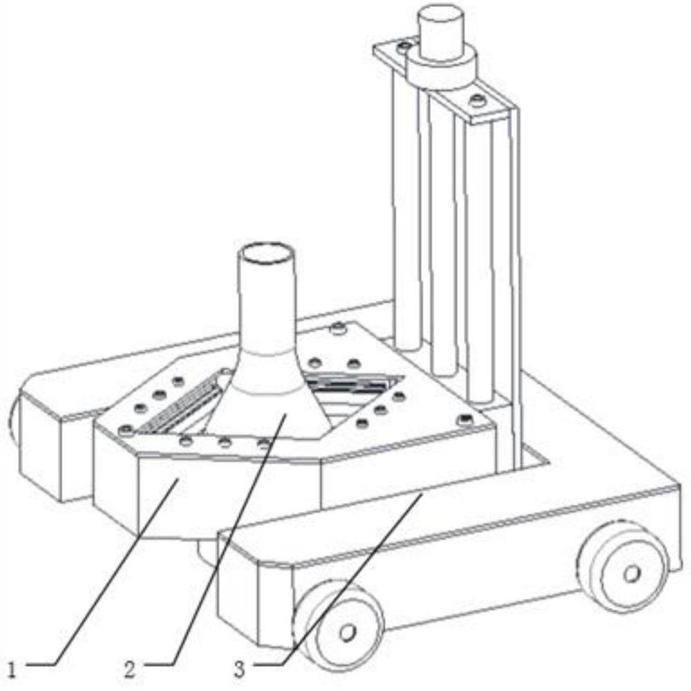 Split type flexible grasping robot for fragile objects and working method