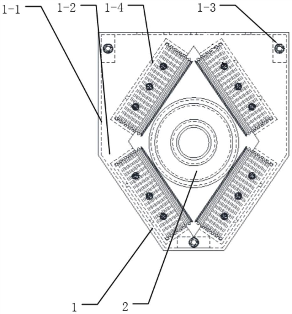 Split type flexible grasping robot for fragile objects and working method