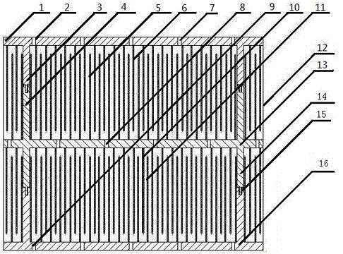 Concave-convex channel type air conditioner sterilization and deodorization nano adhesive filter