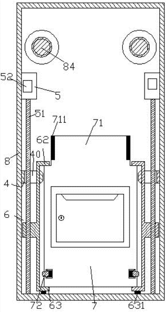 Building letter box device capable of achieving selectable storage and safe