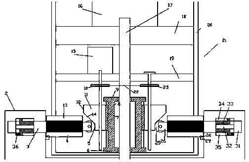 A water conservancy gate device with position sensor and capable of automatic locking and reset