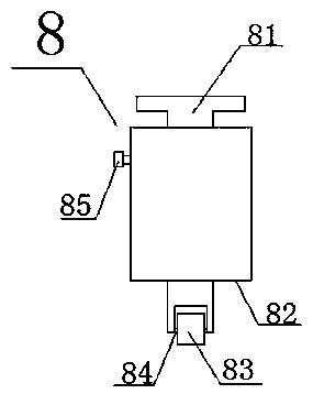 On-site repairing device and method of converter supporting ring trunnions