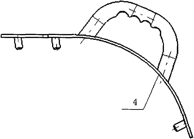 Device for detecting positions of bolt mounting holes