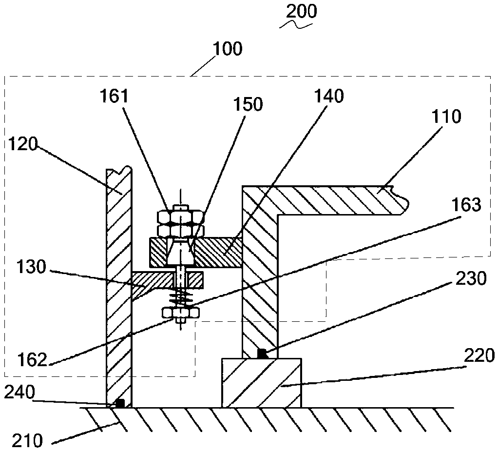 Resonant cavity structure and semiconductor processing equipment