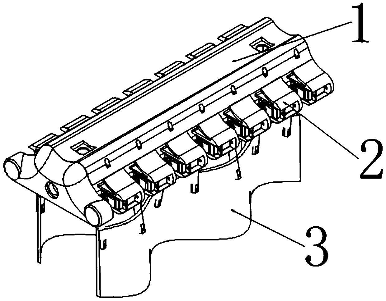 Amphibious robot propelled by undulating fins