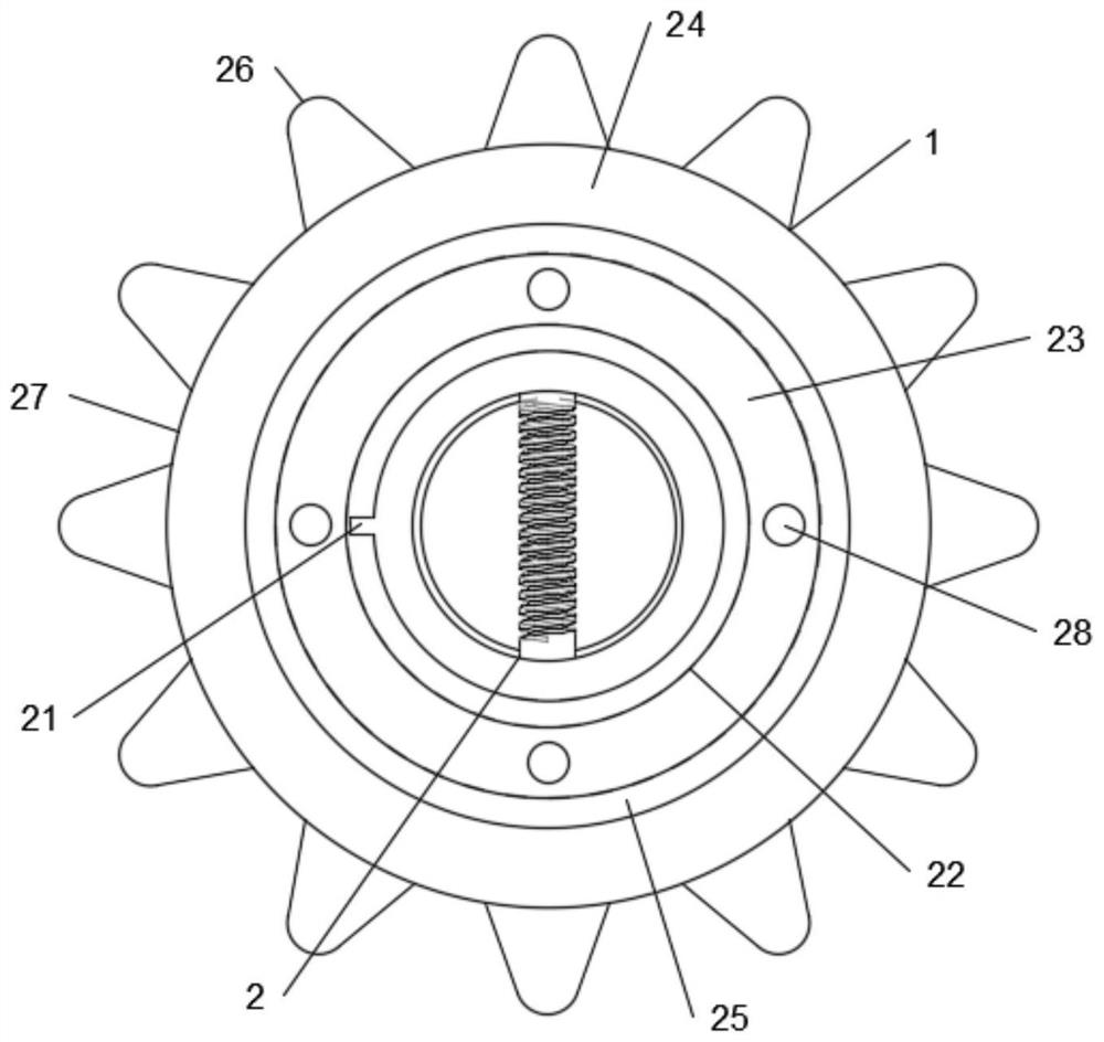 A combined self-locking automotive gear