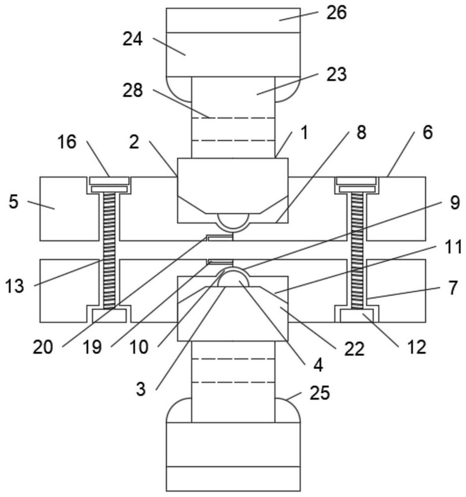 A combined self-locking automotive gear