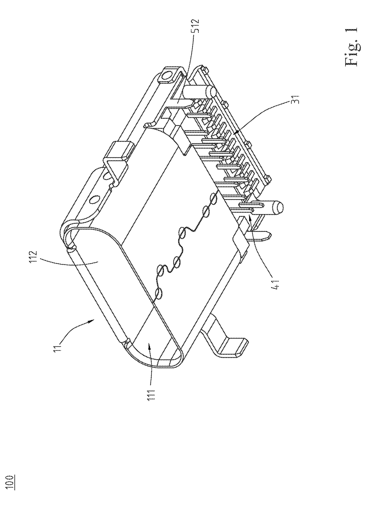 Electrical receptacle connector