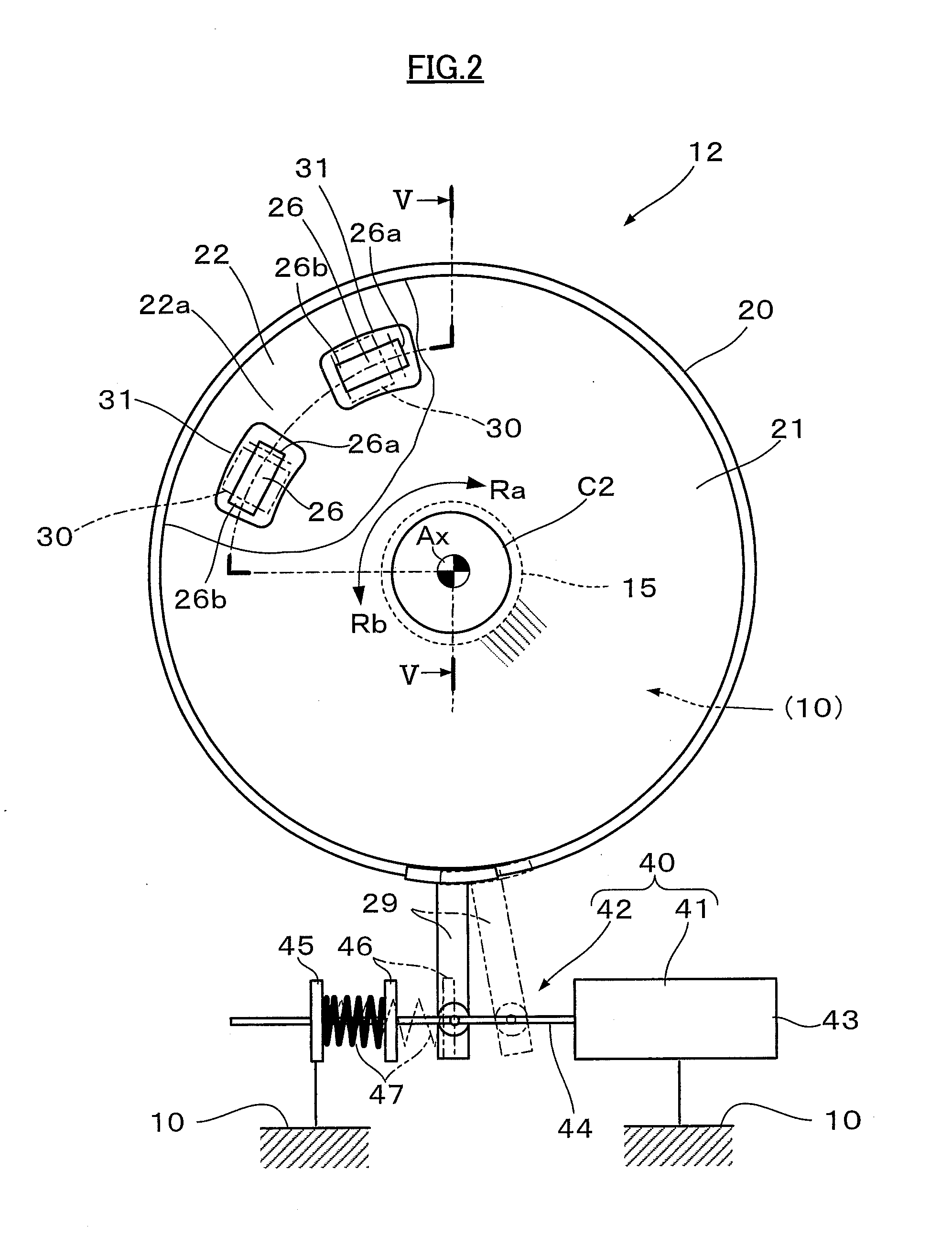 Hybrid drive device